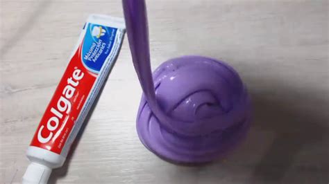 Making Slime With Toothpaste 1 Youtube