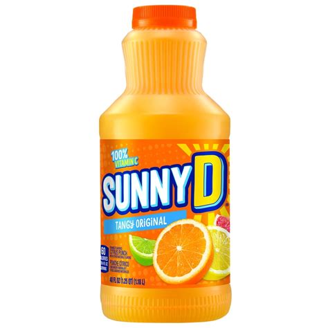 Sunny D Tangy Original Orange Flavored Citrus Punch 40 Fl Oz