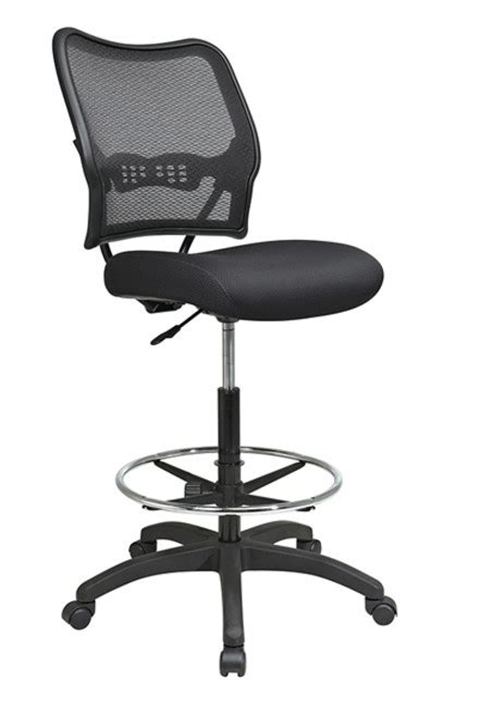 Office Star Breathable Mesh Back Chair With Adjustable Headrest And