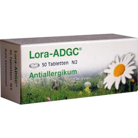 Normalerweise bin ich kein freund von tabletten etc. Lora-ADGC Antiallergikum 50 Tabletten bei Volksversand ...