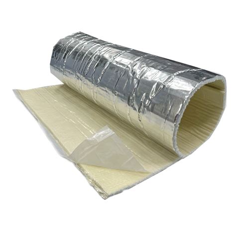 Heat Barrier Fiberglass With Aluminum Foil 100 X 50cm X 7mm Heat