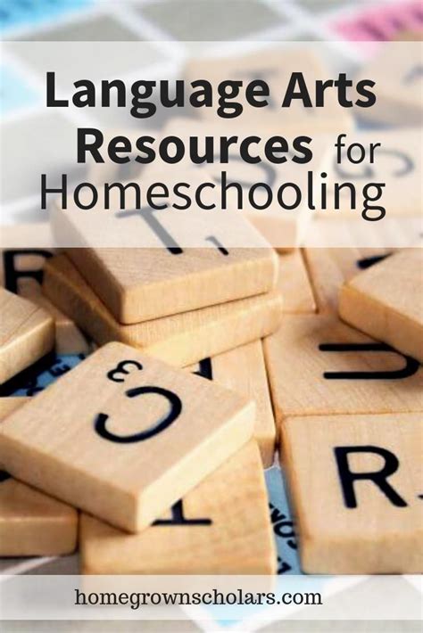 Language Arts Resources For Homeschooling Language Arts Resources