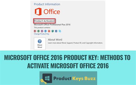 Working Microsoft Office 2016 Product Key Easy Methods To Activate