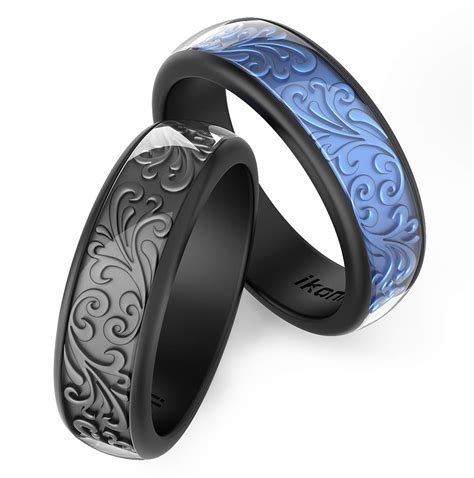 Browse top rings in silver, platinum, wood, or classic gold. Ikonfitness 2pcs Silicone Wedding Ring Rubber Band 3D ...