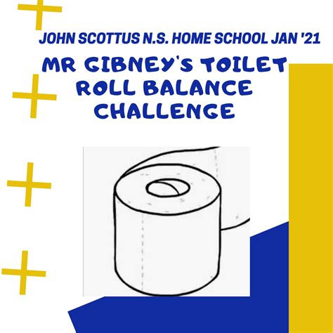 Toilet Roll Balance Challenge John Scottus National School