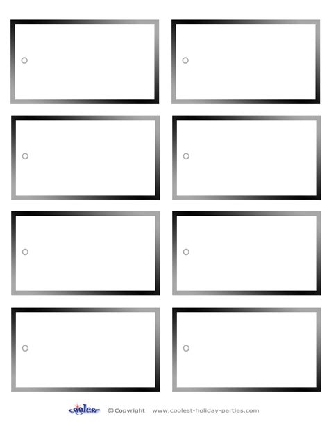 5 Best Images Of Printable Blank Tag Templates Printable