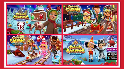 Subway Surfers All Christmas Updates Official Youtube