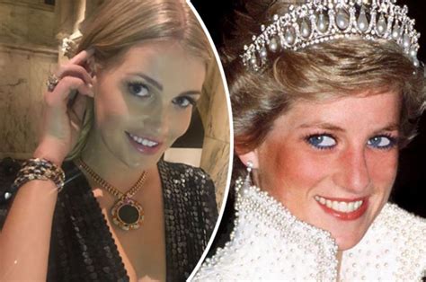 Princess Dianas Boob Baring Niece Kitty Spencer Attends Queens Bash Daily Star