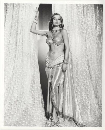Anita Ekberg Zarak Busty Leggy Exotic Belly Dancing Glamour Vintage X Photo Ebay