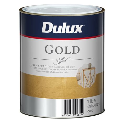 Dulux 1l Design Gold Effect Paint Bunnings Warehouse