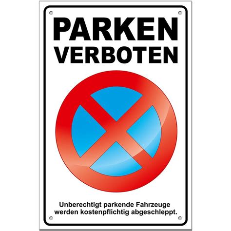 Spiel zur lösung der puzzle der vertikale signal halten und parken verboten kostenlos. 2 Parkverbotsschilder kaufen Parken verboten MIT LÖCHER ...