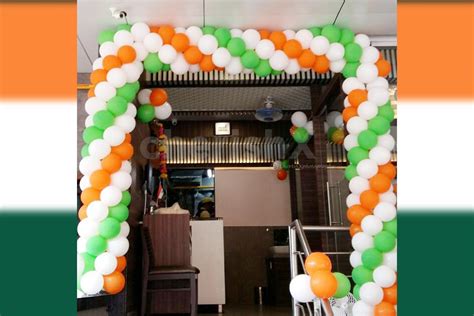 Republic Day Decoration Package With Balloons Theme Hangings And