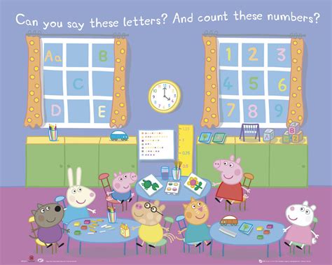 Peppa Pig Educational Poster Sold At Europosters