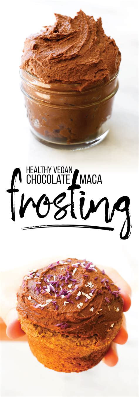 However, it didn't taste low fat or diet at all, in fact it tasted quite rich and delicious, especially with the centre of blackberries and white chocolate. Healthy Vegan Chocolate Frosting | Recipe | Vegan chocolate frosting, Vegan desserts, Vegan ...