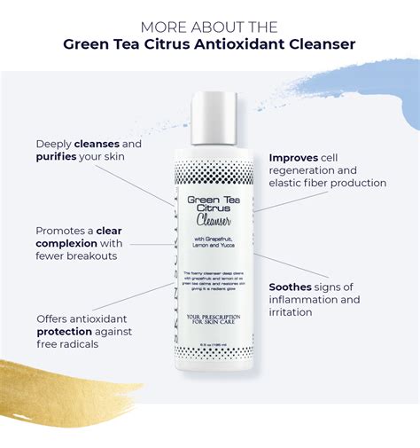 Skin Script Green Tea Citrus Cleanser Skincare By Alana