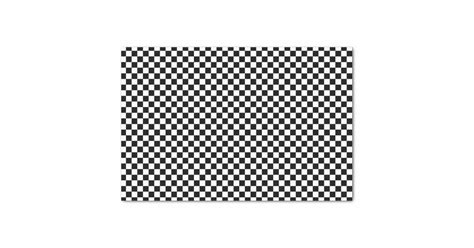 Black And White Checkered Board Pattern Tissue Paper Zazzle