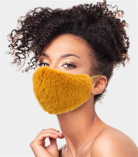 Faux Fur Face Mask Etsy In 2020 Beauty Face Mask Face