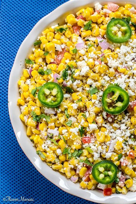 Absolute favorite at potlucks and for lunches. Mexican Street Corn Salad Recipe is deconstructed Elote or ...