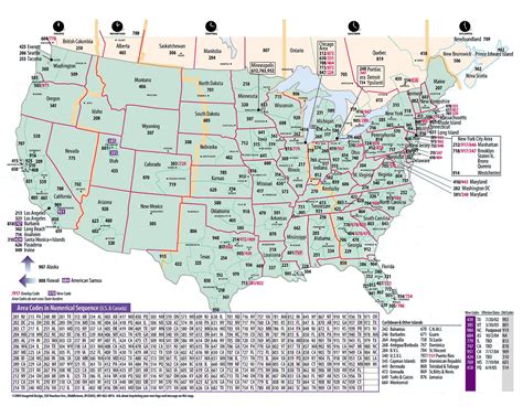 Map Of Telephone Area Codes US And Canada Zip Code Map Phone Lookup Unified Communications