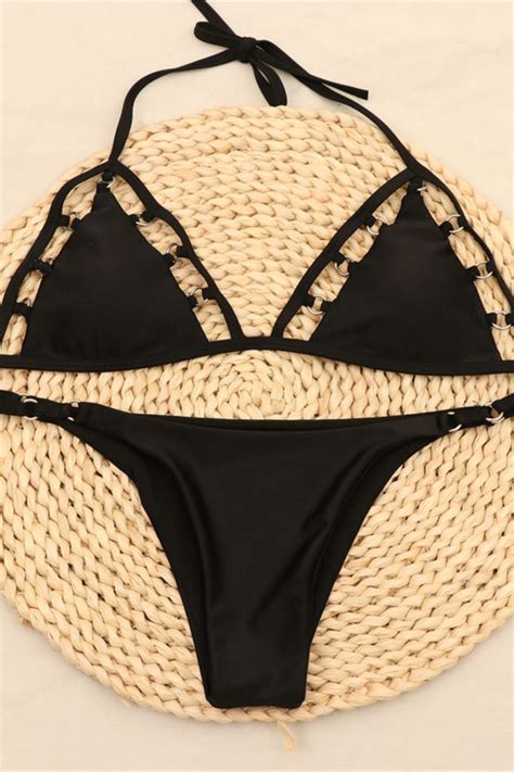 Candida Ella Black Bikini Set Bikini Sets Blush Mark
