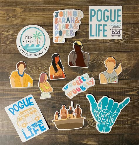 Outer Banks Stickers Pogue Life Stickers John B Sticker Etsy