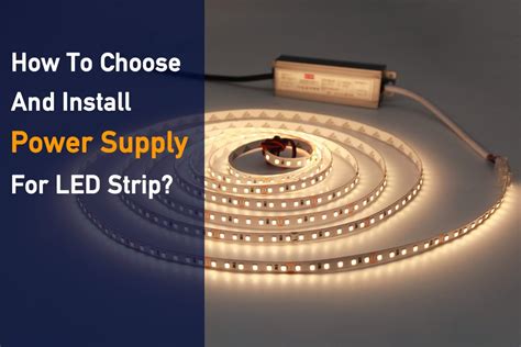 How To Choose And Install Power Supply For Led Strip Myledy