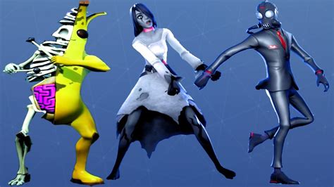 Fortnite All Dances Season 1 11 Updated To Double Up Youtube