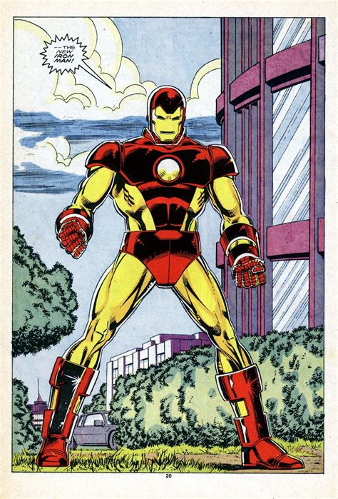 Marvel Comics Of The 1980s Iron Man 3 Week Favourite Iron Man Splash