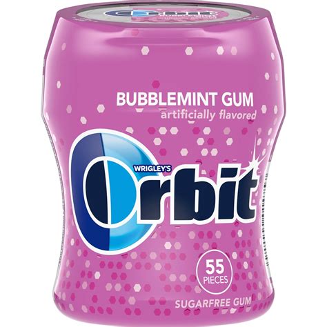 Orbit Car Cup Gum Bubblemint 1 Bottle 50 Pc Each Candy And Chocolate
