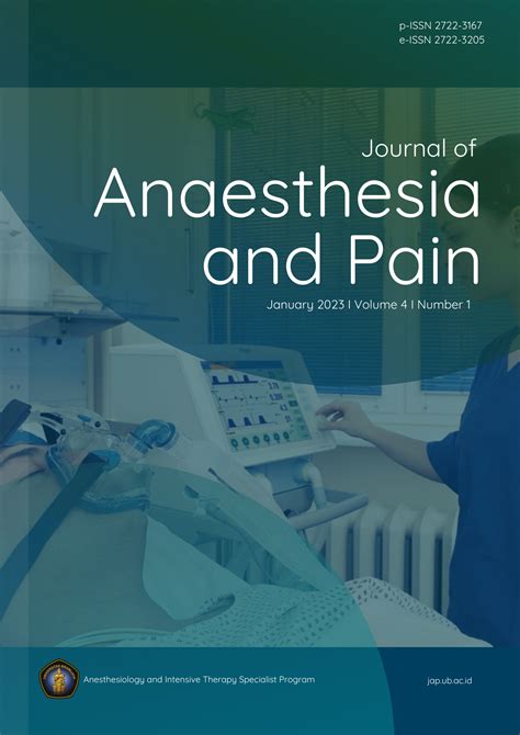 Journal Of Anaesthesia And Pain