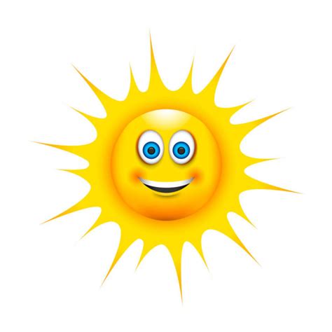 Smiling Sun Stock Vector Image By ©ramonakaulitzki 24087727