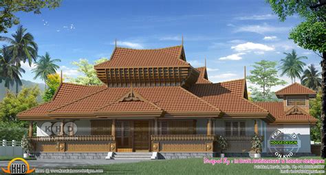 26 House Plan In Kerala Nalukettu House Plan Style