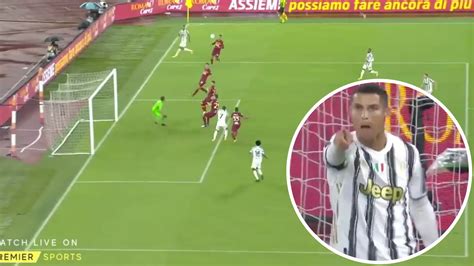 Cristiano Ronaldo Blows Fans Away With Gravity Defying Leap For