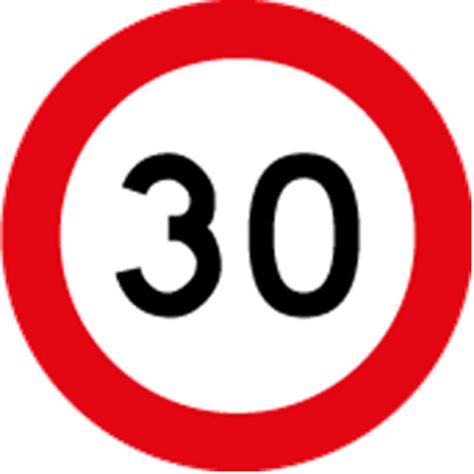 Speed Restriction 30km Level 1 Highway 1