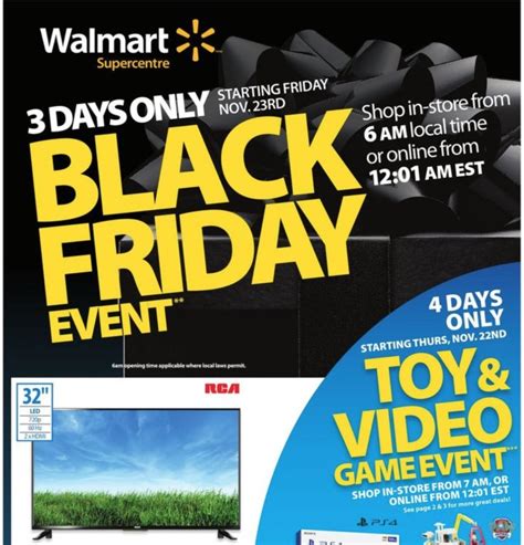 What Time Are Black Friday Deals At Walmart - Walmart Canada Black Friday 2018 Flyer Deals Released! - Hot Canada