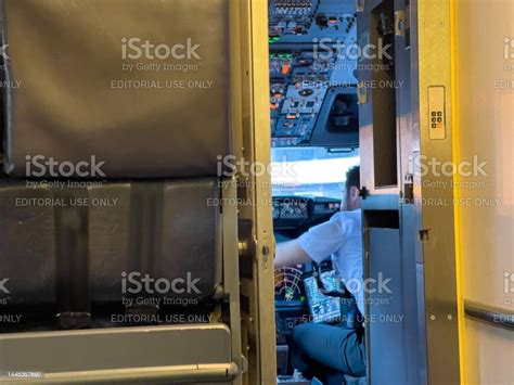 Sneaky View Of The Pilot Cabin Stock Photo Download Image Now