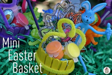 Mini Wooden Easter Basket Kids Craft Hoosier Homemade