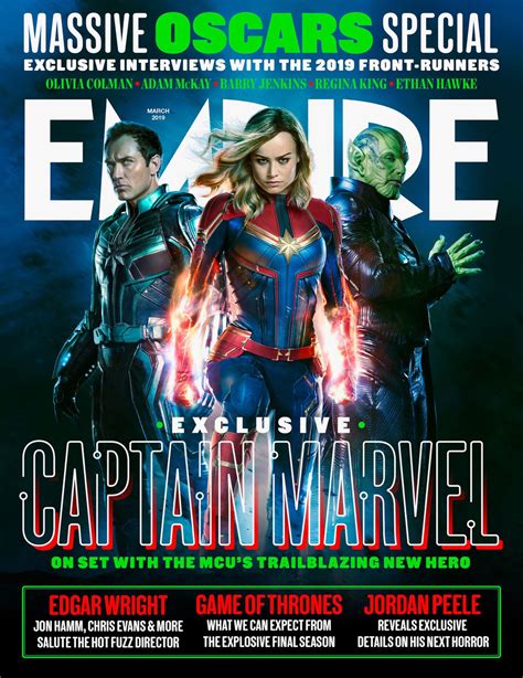 Captain Marvel Empire Magazine Cover 2019 Marvel Magazine Captain