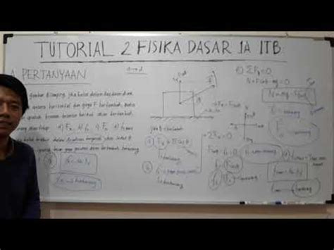 Tutorial 2 FISIKA DASAR 1A ITB (Bagian Pertanyaan) part 4 - YouTube