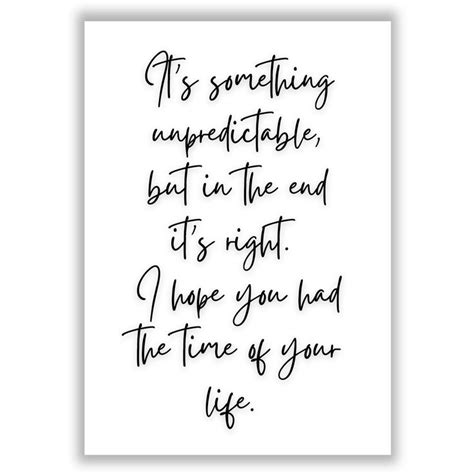 Time Of Your Life Time Of Your Life Meaningful Love Quotes Unframed