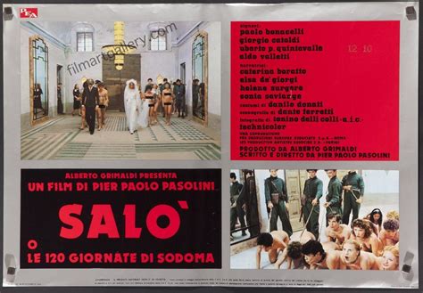 Salo Vintage Italian Movie Poster