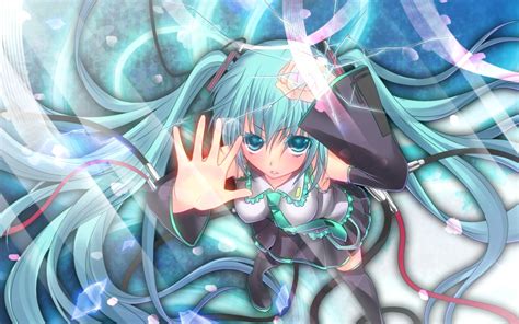 Hatsune Miku Twintails Vocaloid Anime Wallpapers