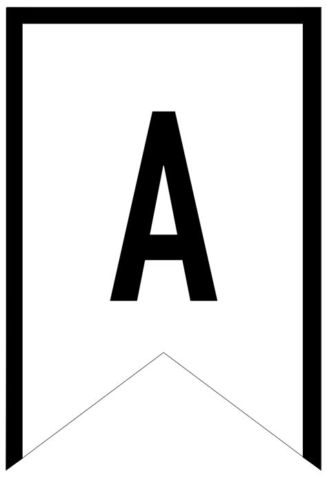 Print the letters and string the banner so everyone knows that someone just . Banner Templates Free Printable ABC Letters | Paper Trail ...