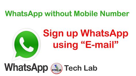 How To Sign Up Whatsapp Using Email Youtube