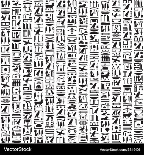 Egyptische Hiërogliefen In Het Alfabet Ontdek De Geheimen Van Het Oude Egypte