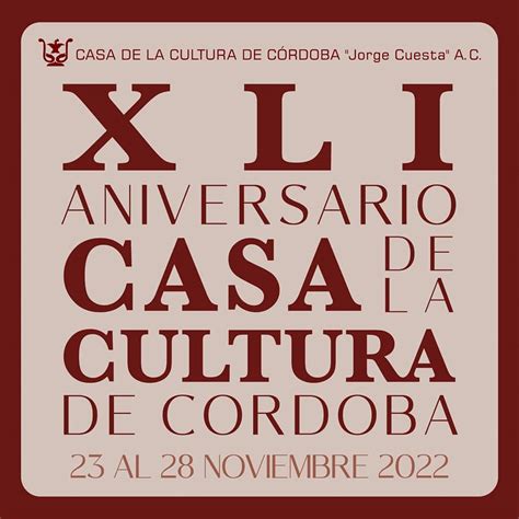 Casa De La Cultura De Córdoba Jorge Cuesta Ac Córdoba