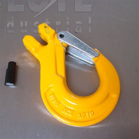 Grade 8 Clevis Sling Hook With Safety Catch From Absolute Industrial
