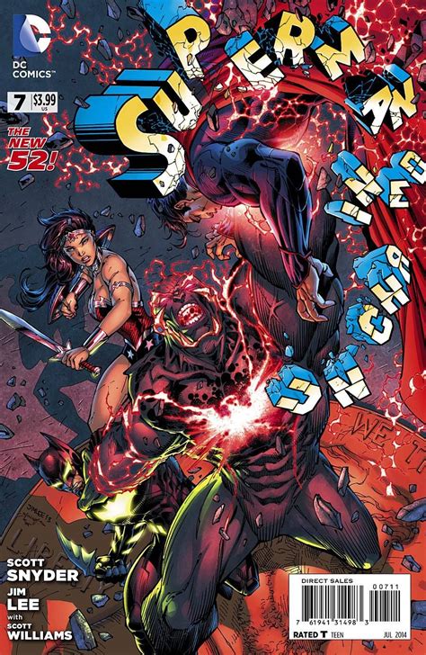 Superman Unchained 7 Wonder Woman By Jim Lee Inks By Scott Williams