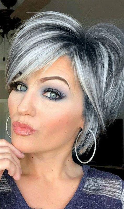 Short Bob Haircuts For Gray Hair These Short Gray Hairstyles Make Going Gray So Easy And
