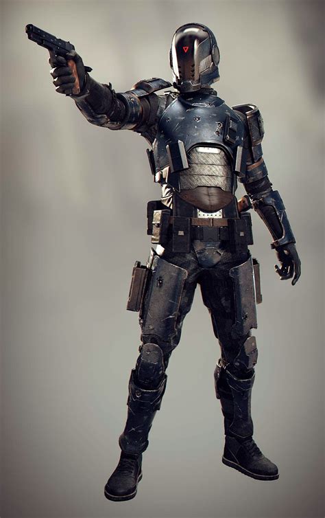 Lms Gabriel 3d Fan Art Cyberpunk Character Armor Concept Sci Fi